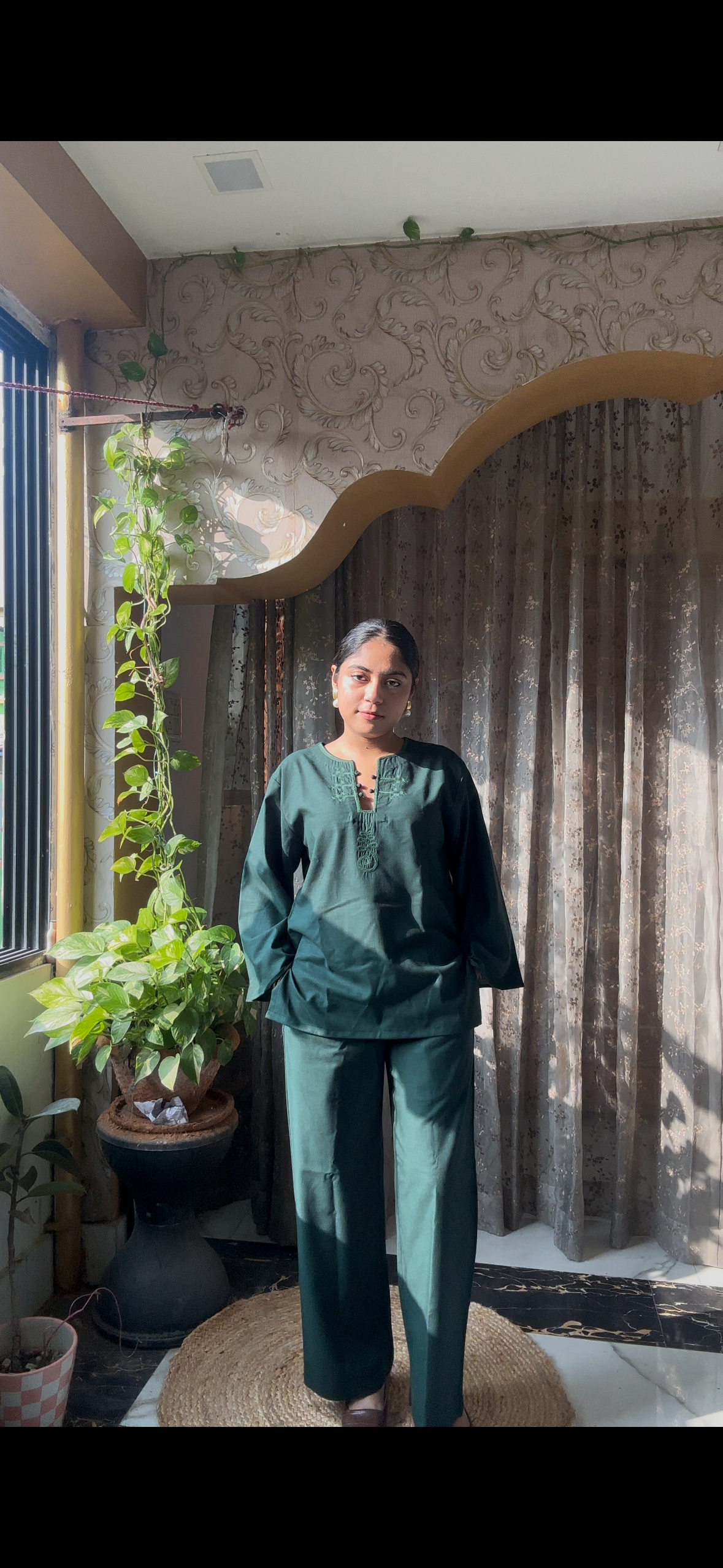 Unalome Co-Ord Set (Green)